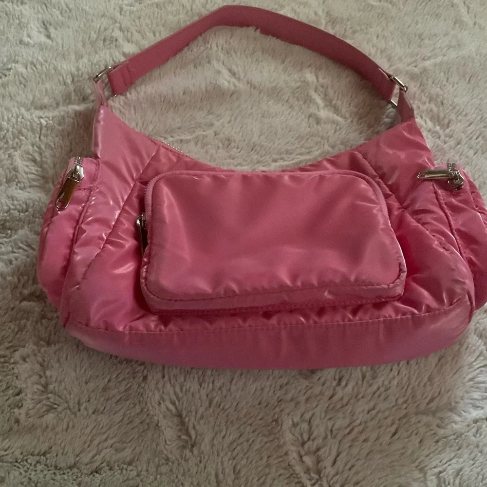 Wild Fable Pink Satchel Bag with multiple pockets